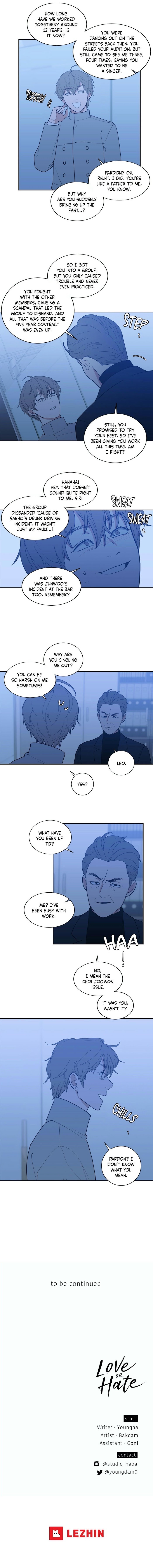 Read Love or Hate chapter 87 image 9 on Lezhin