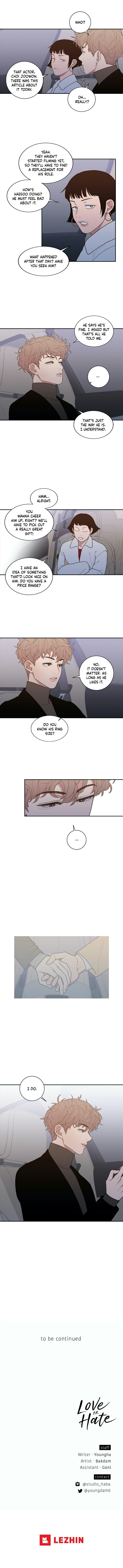 Read Love or Hate chapter 88 image 9 on Lezhin