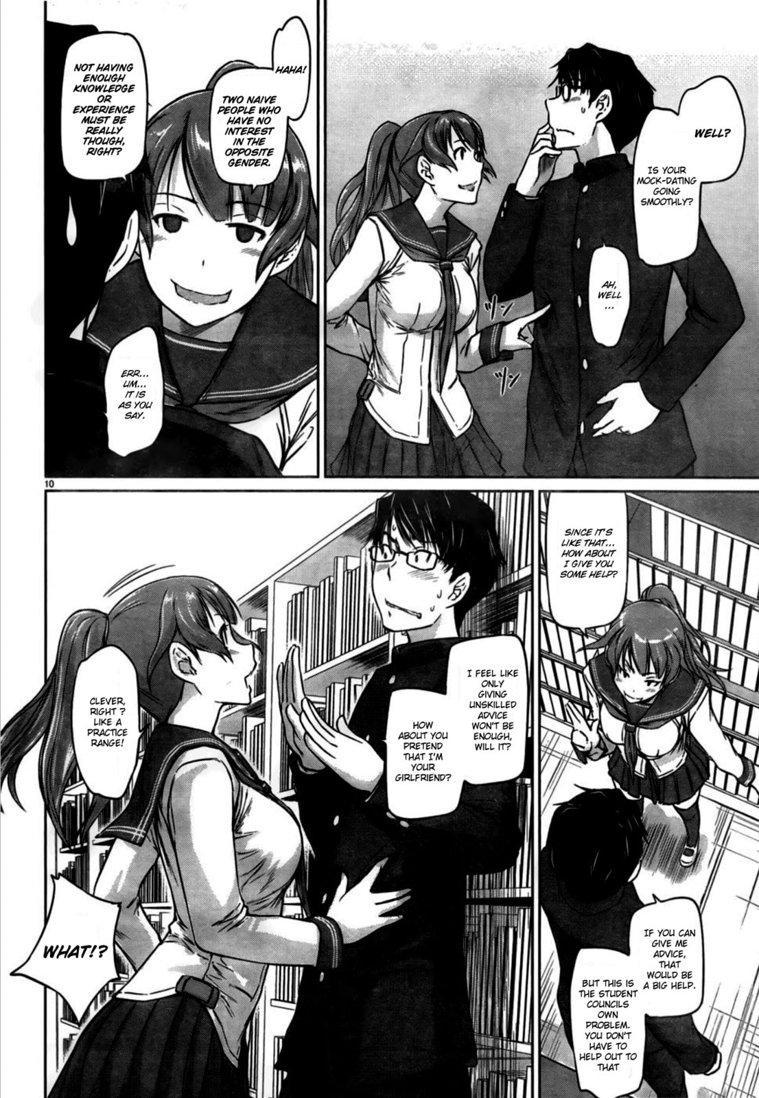 Read Love Oriented Student Council chapter 4 image 9 on Lezhin