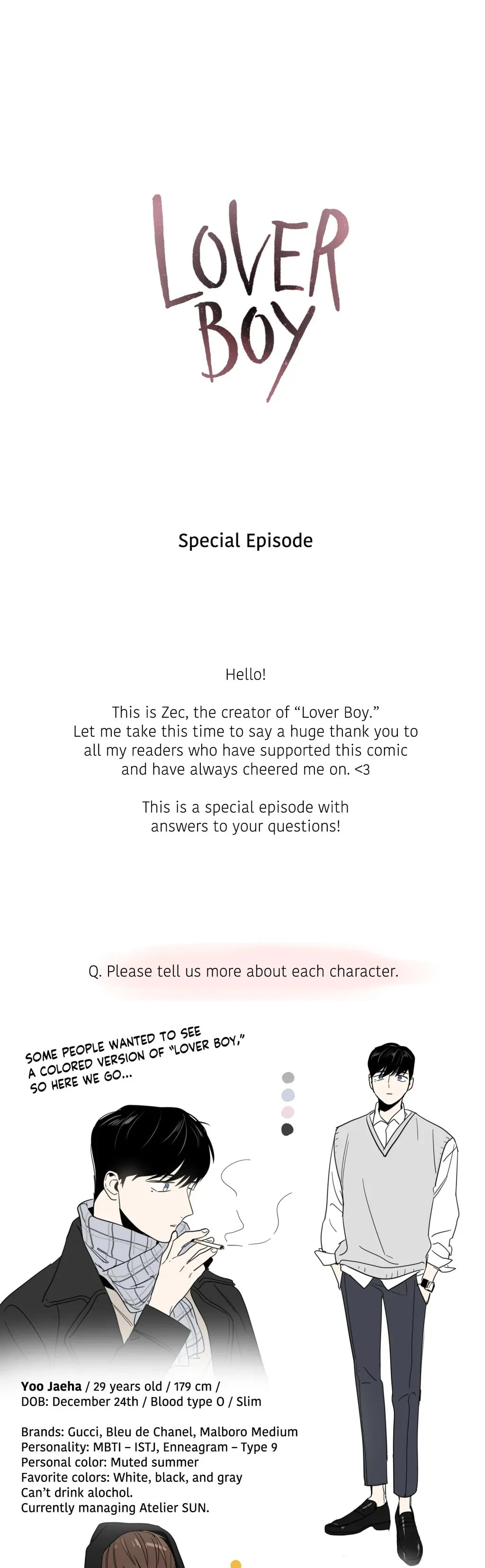 Read Lover Boy chapter 41.6 image 1 on Lezhin