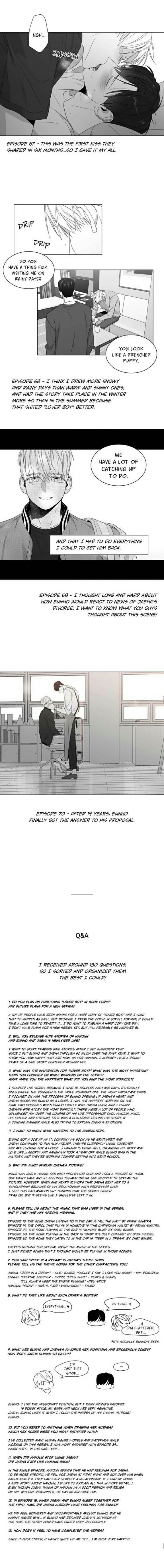 Read Lover Boy chapter 72.1 image 3 on Lezhin