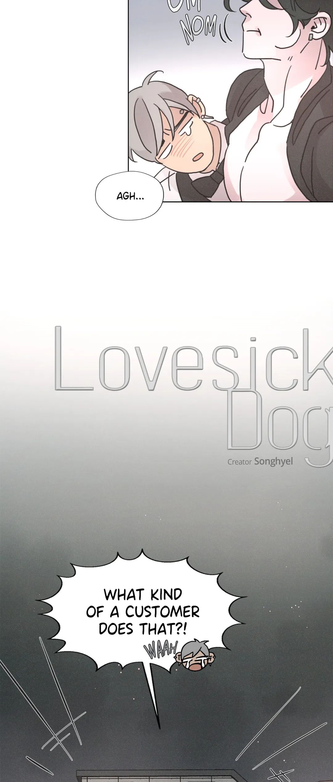Read Lovesick Dog chapter 33 image 14 on Lezhin