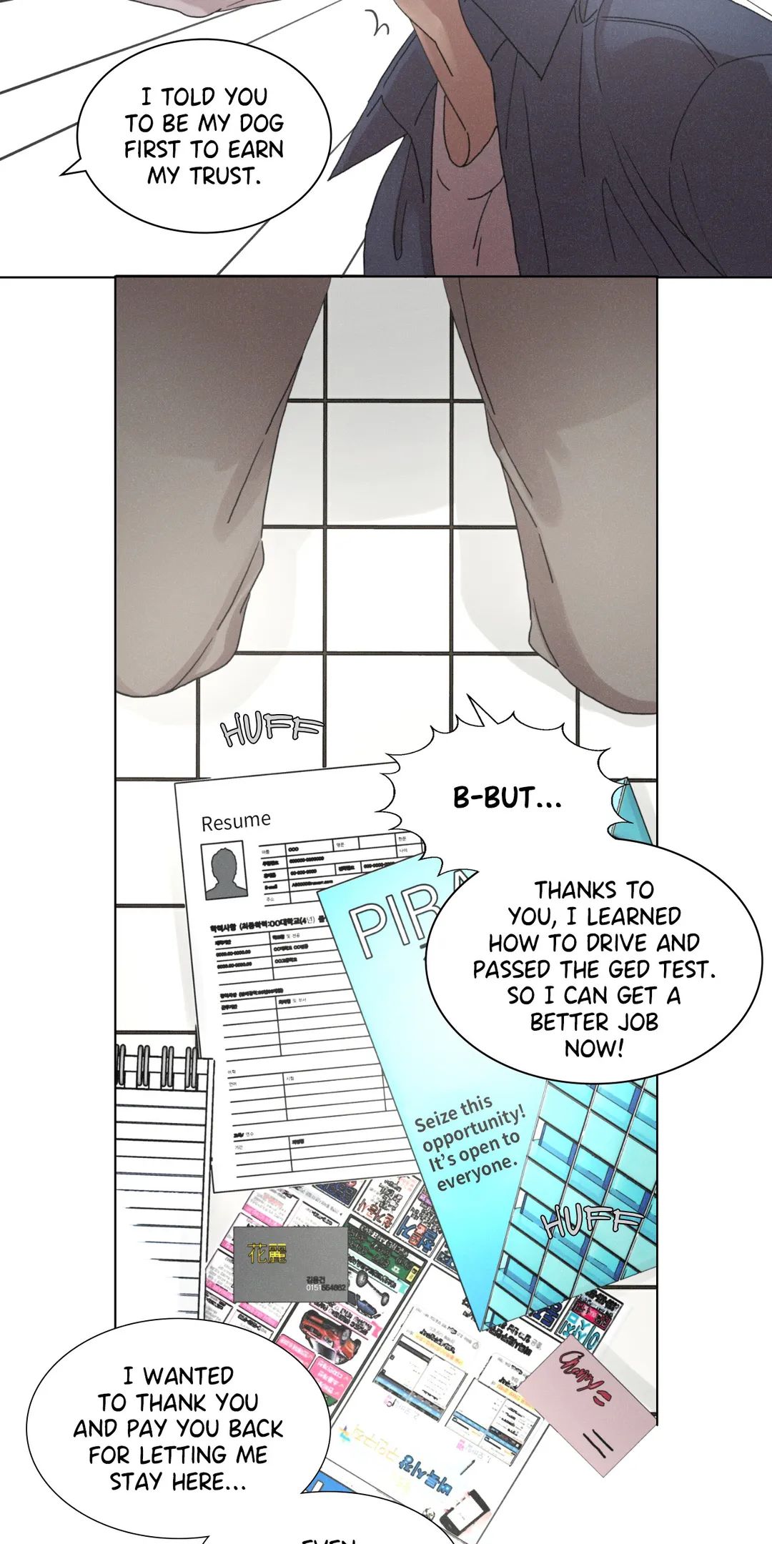 Read Lovesick Dog chapter 5.1 image 3 on Lezhin