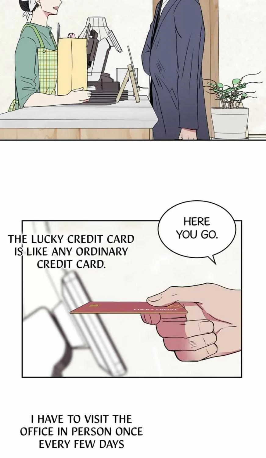 Read Lucky Credit chapter 6 image 13 on Lezhin