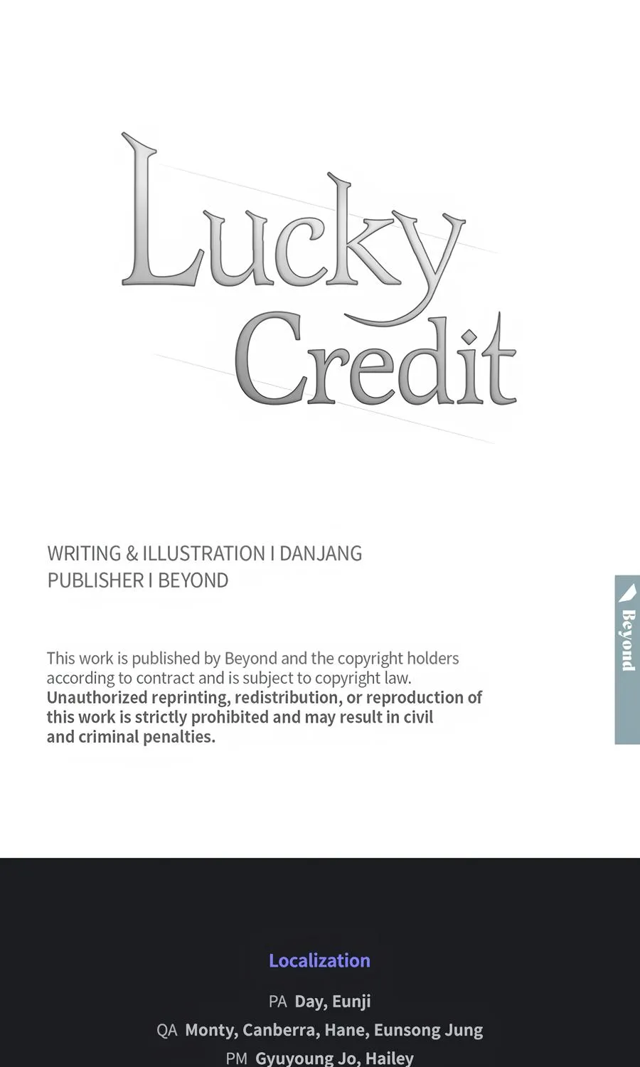 Read Lucky Credit chapter 69 image 63 on Lezhin