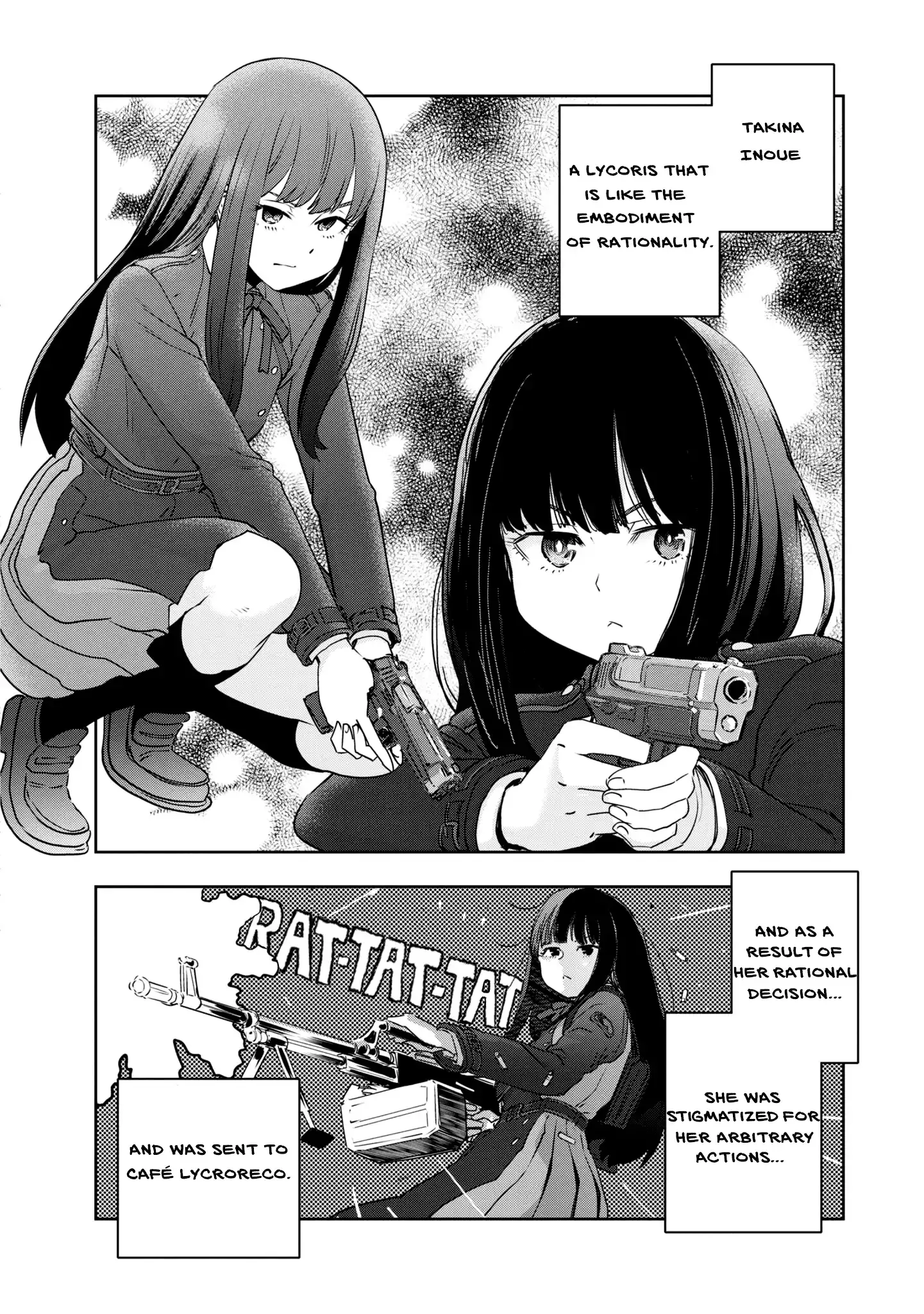 Read Lycoris Recoil Official Comic Anthology: React chapter 1 image 11 on Lezhin