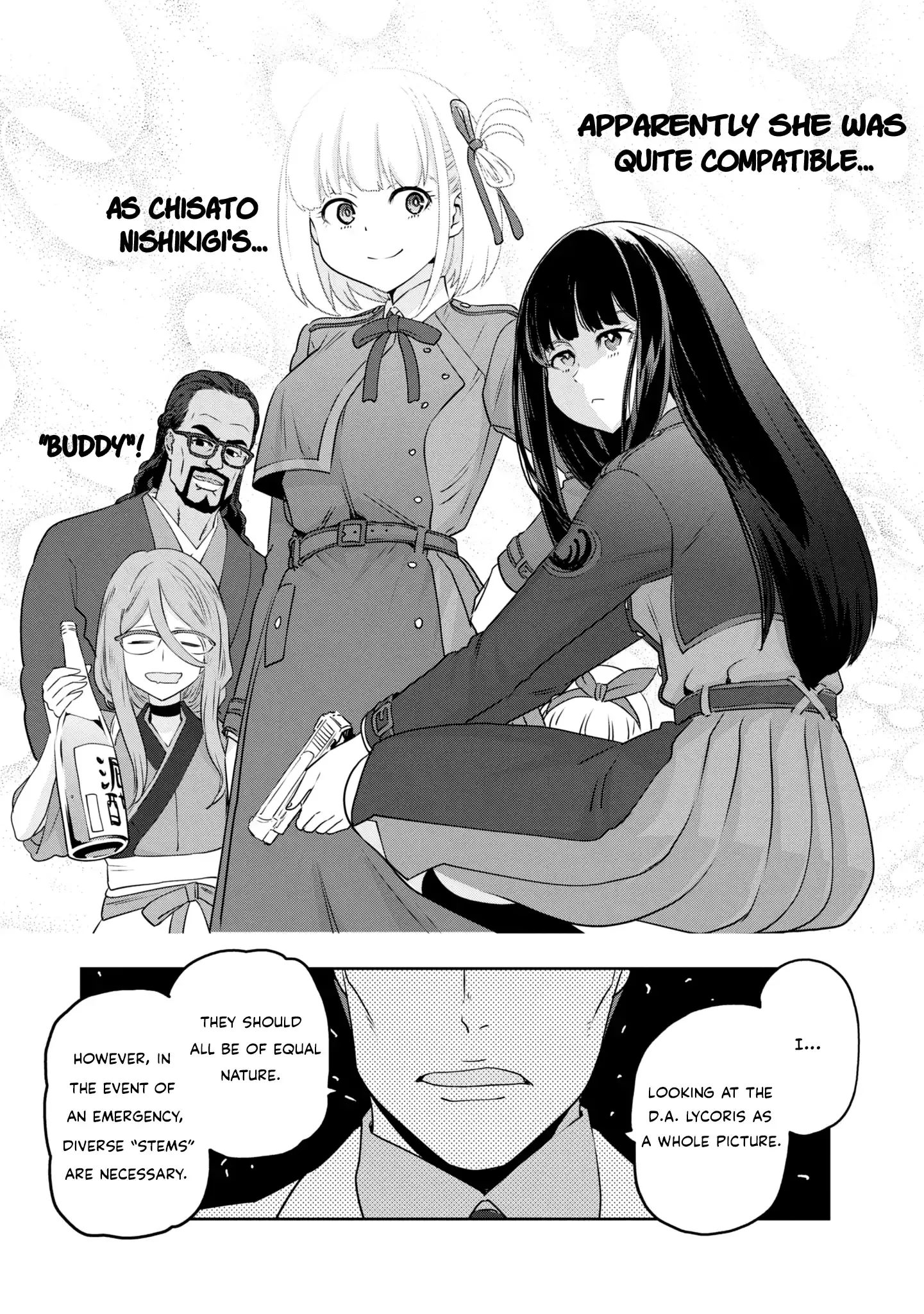 Read Lycoris Recoil Official Comic Anthology: React chapter 1 image 12 on Lezhin