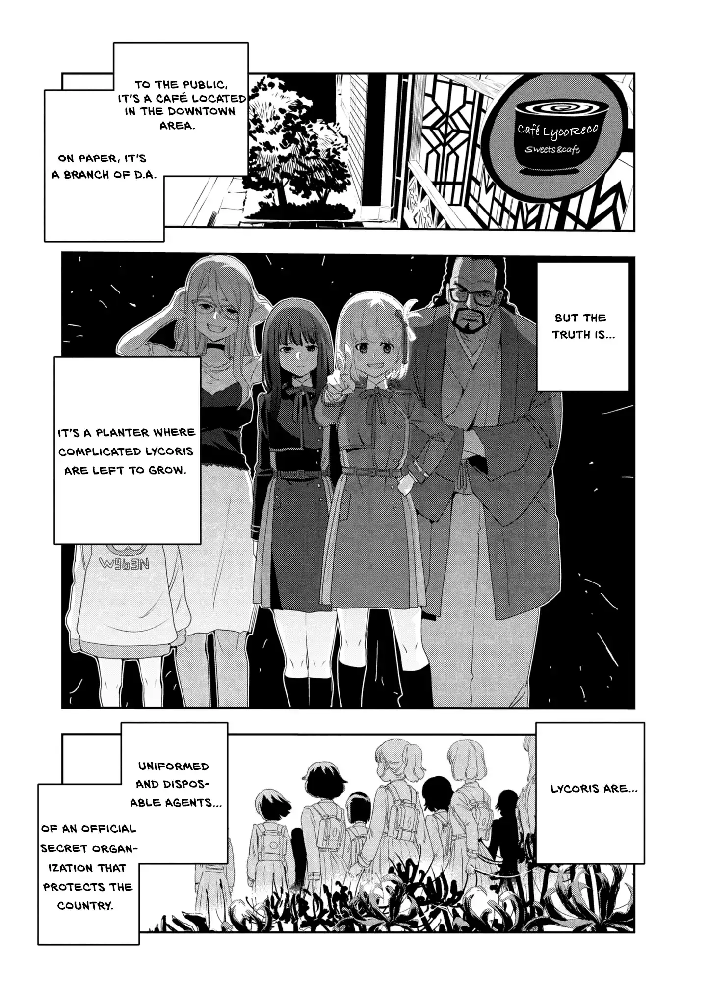 Read Lycoris Recoil Official Comic Anthology: React chapter 1 image 8 on Lezhin