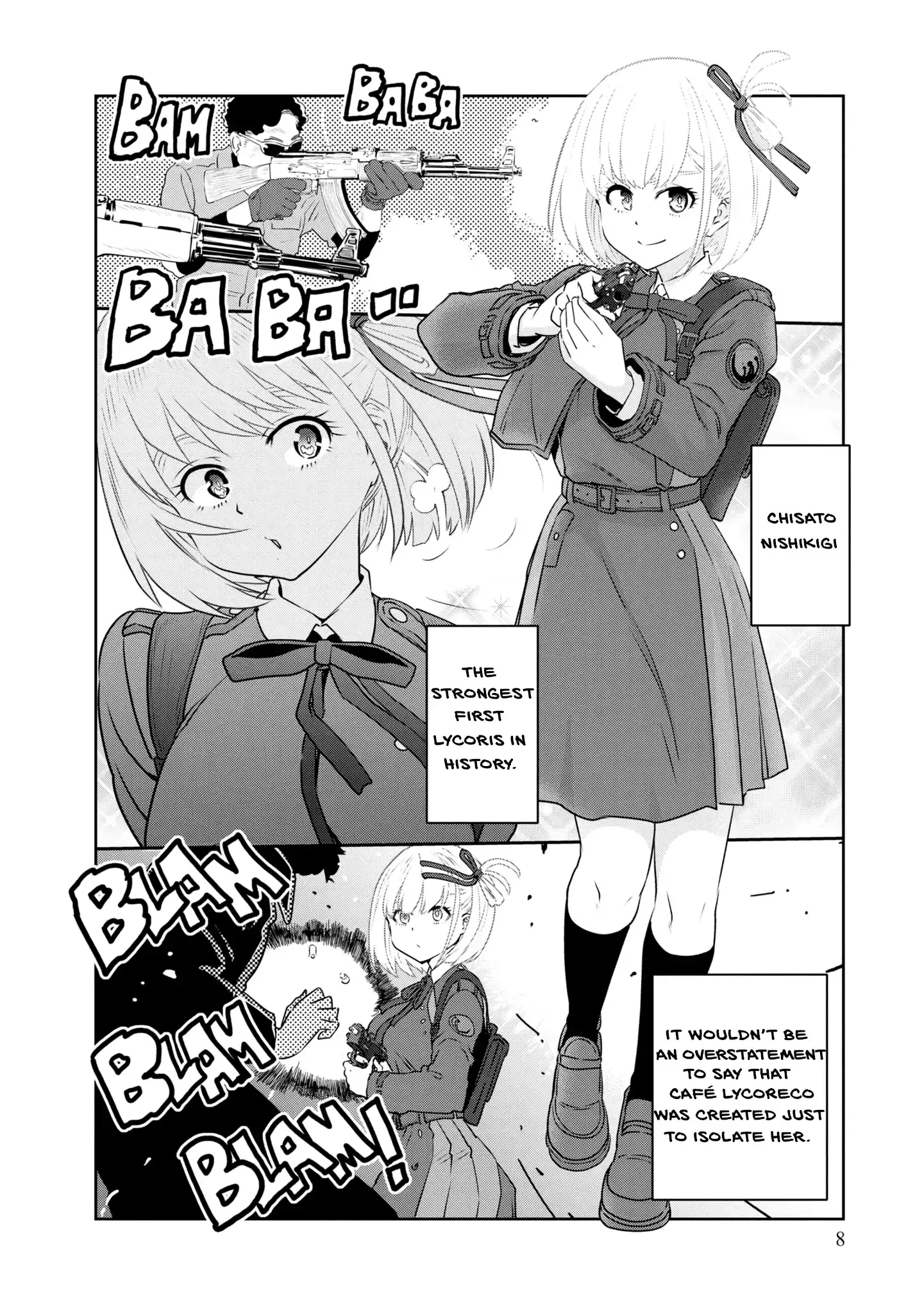 Read Lycoris Recoil Official Comic Anthology: React chapter 1 image 9 on Lezhin