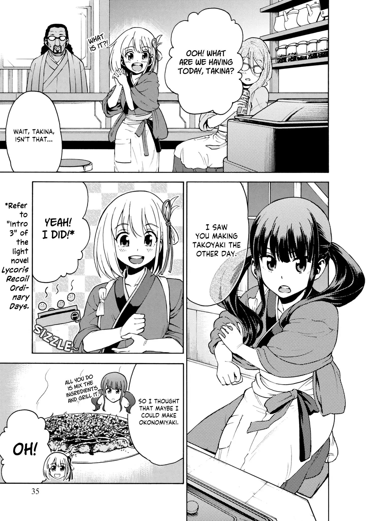 Read Lycoris Recoil Official Comic Anthology: React chapter 3 image 4 on Lezhin