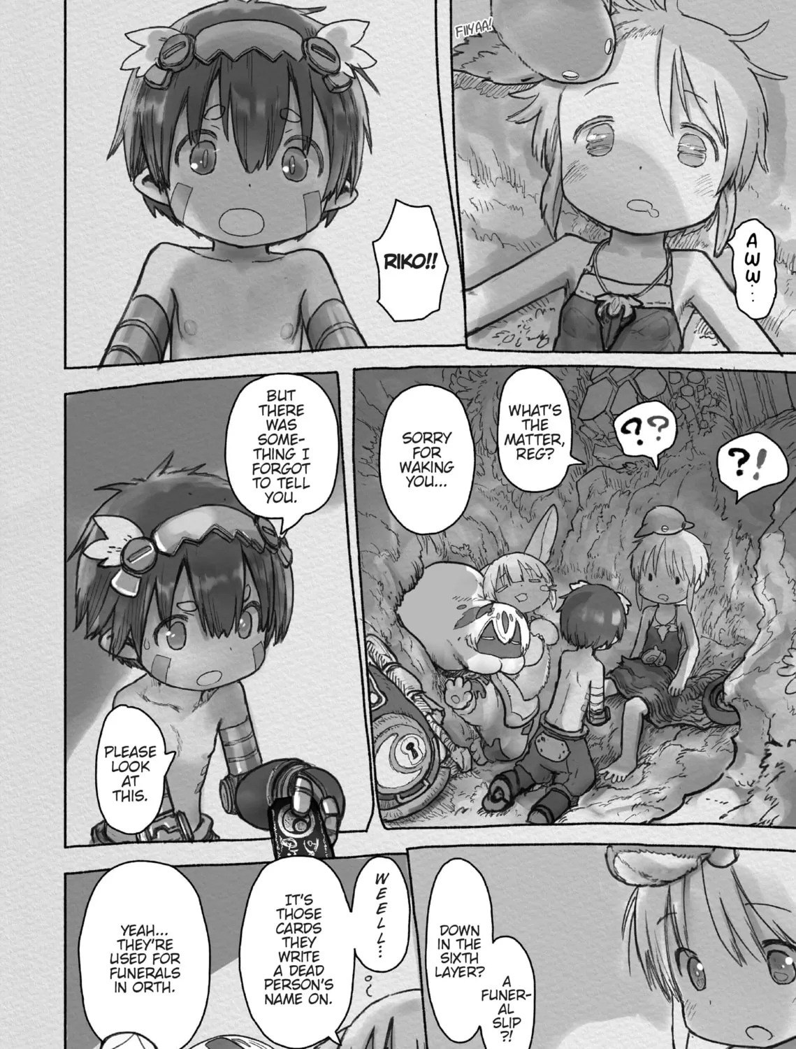 Read Made in Abyss chapter 62 image 14 on Lezhin