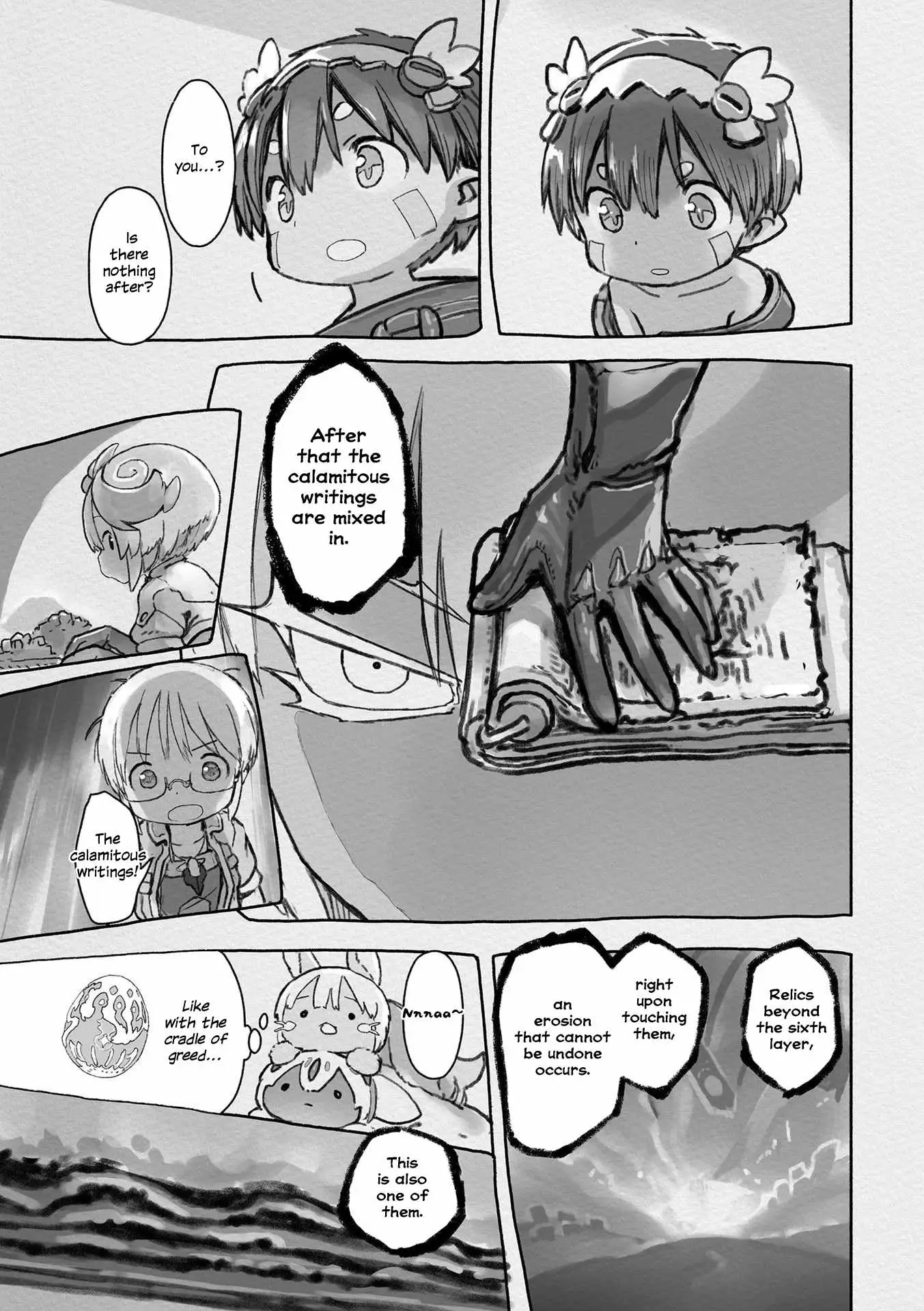 Read Made in Abyss chapter 73.99 image 10 on Lezhin