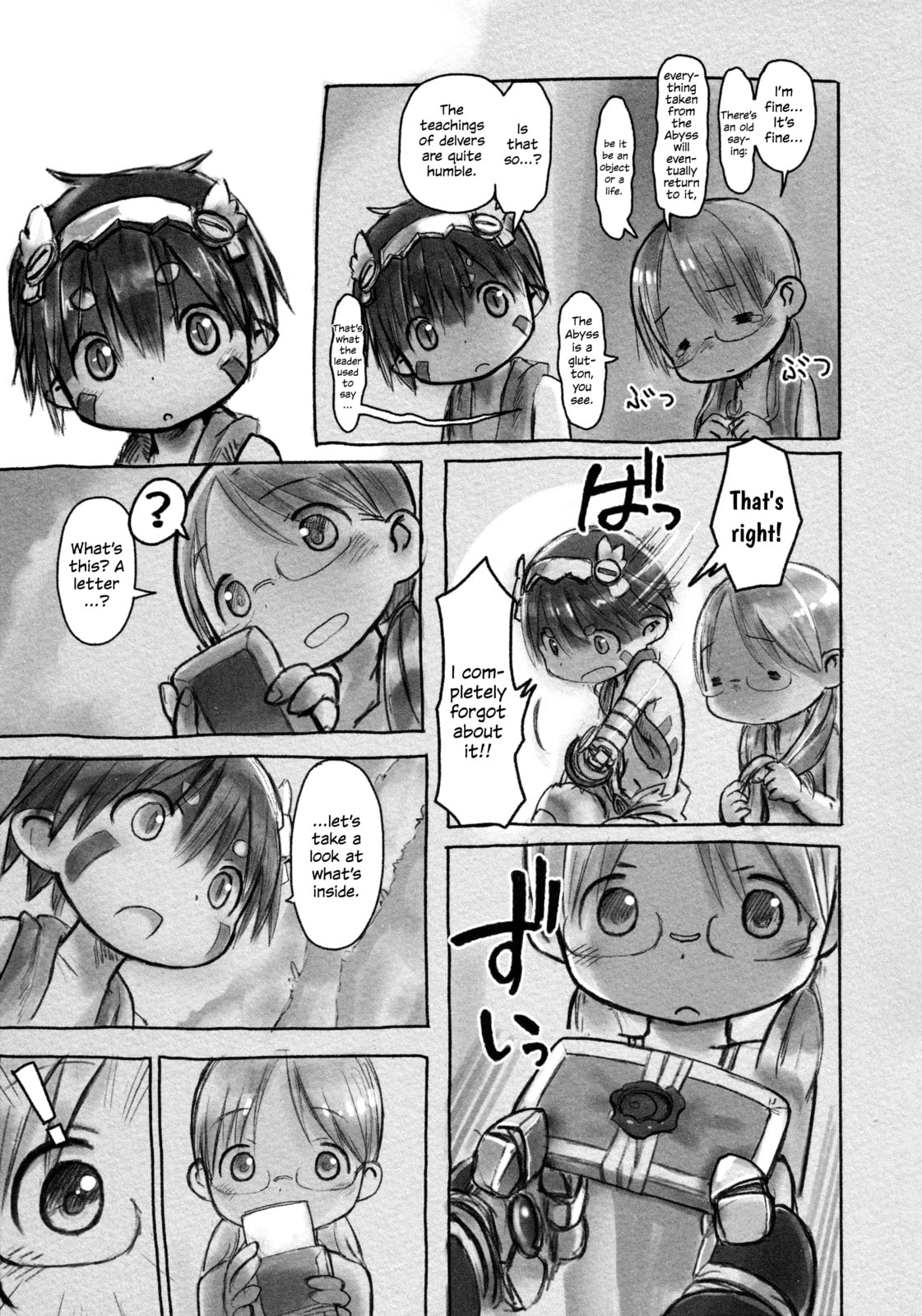 Read Made in Abyss chapter 9.2 image 0 on Lezhin