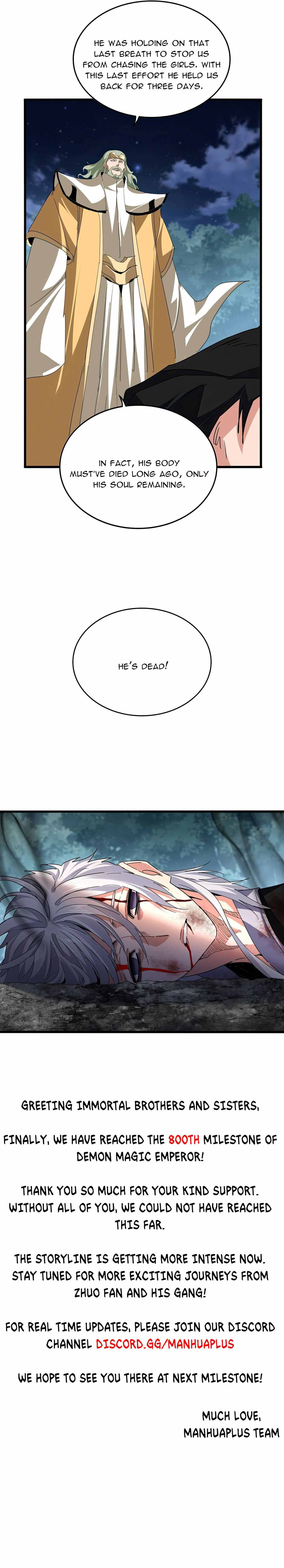 Read Magic Emperor chapter 800 image 9 on Lezhin