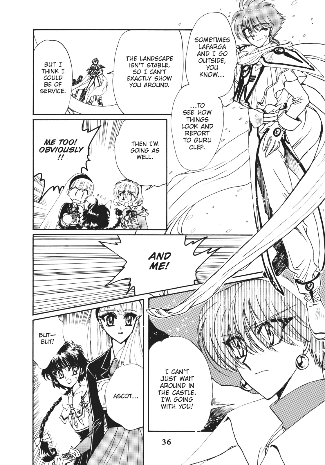 Read Magic Knight Rayearth 2 chapter 9 image 32 on Lezhin