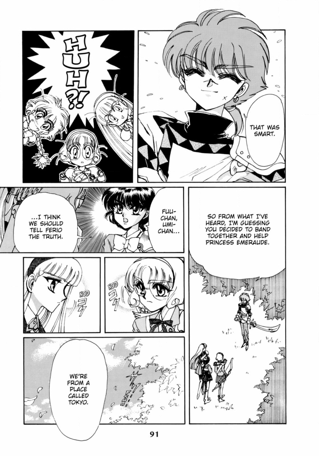 Read Magic Knight Rayearth chapter 8 image 8 on Lezhin