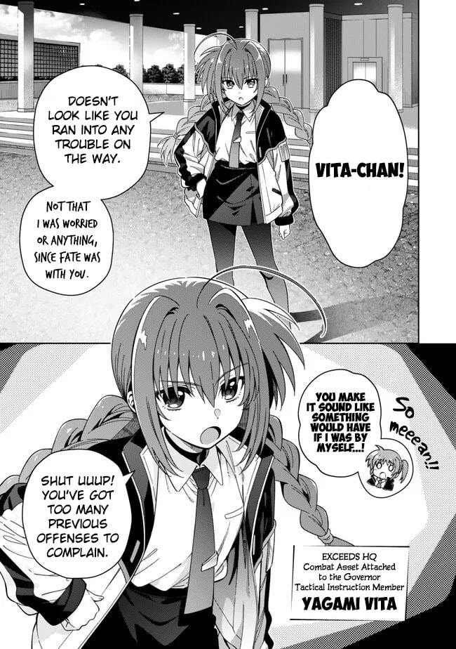 Read Mahou Shoujo Lyrical Nanoha EXCEEDS chapter 13 image 3 on Lezhin