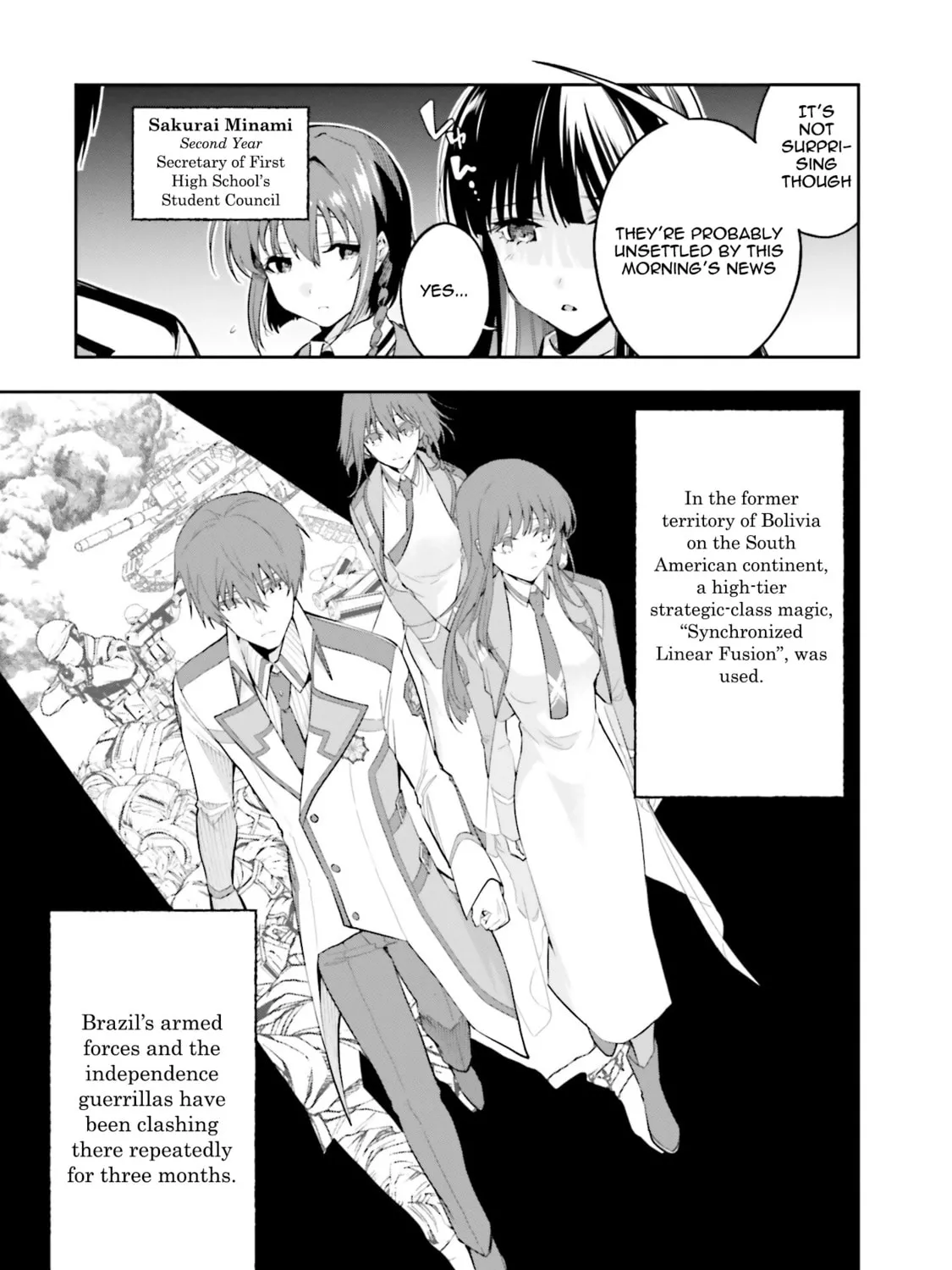 Mahouka Koukou no Rettousei: Douran no Joshou-hen Chapter 1 page 13 - 
