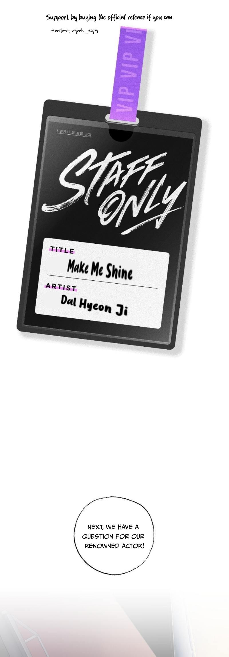 Read Make Me Shine chapter 3 image 1 on Lezhin