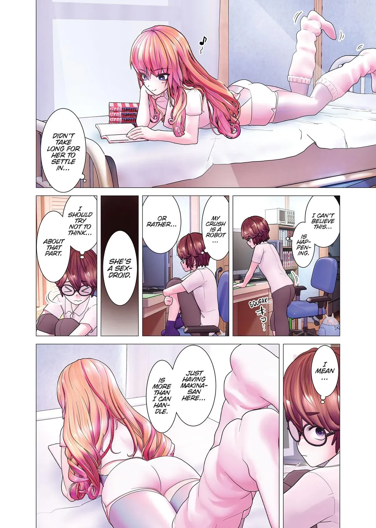 Read Makina-san’s a Love Bot?! chapter 2 image 7 on Lezhin