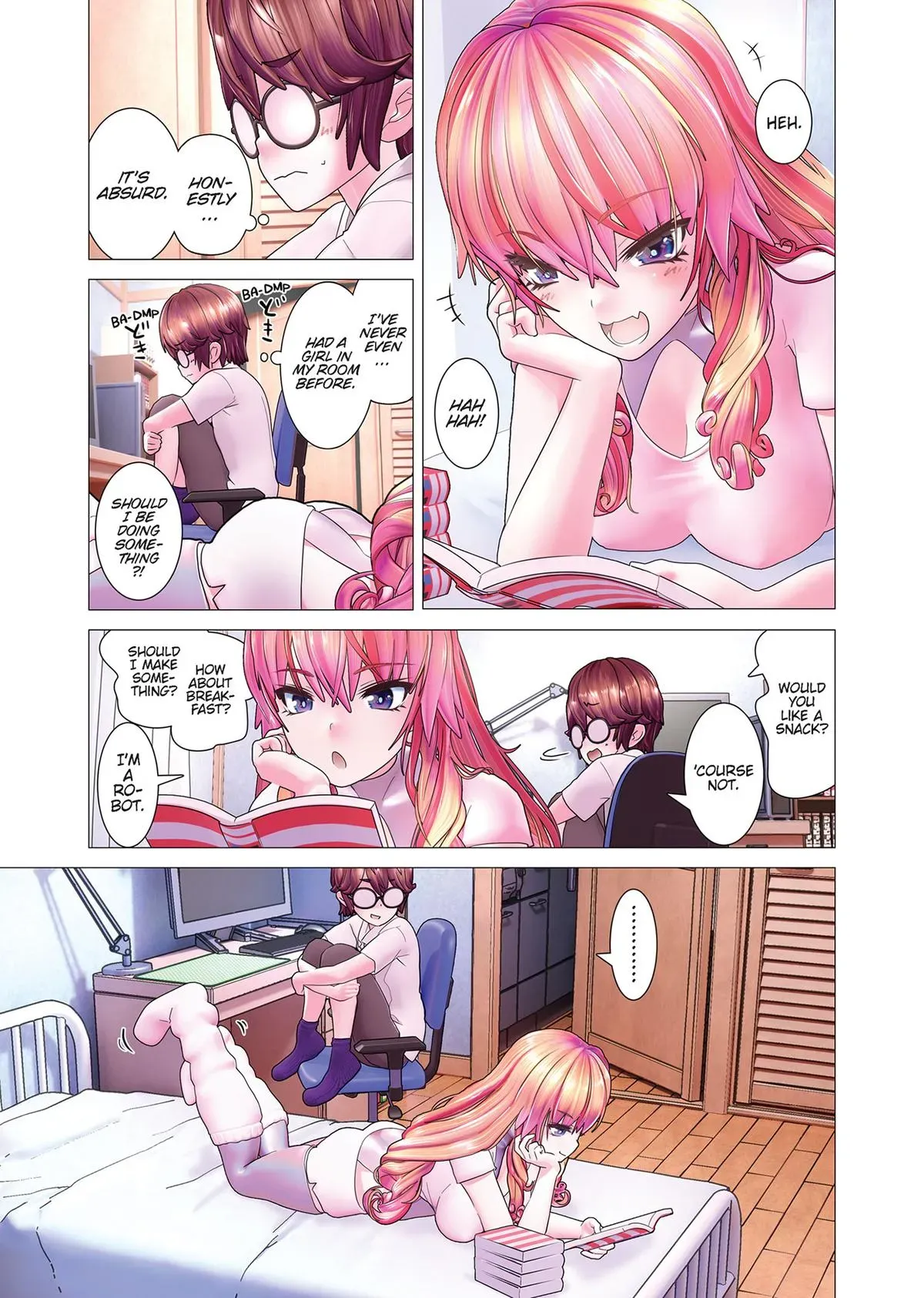 Read Makina-san’s a Love Bot?! chapter 2 image 8 on Lezhin