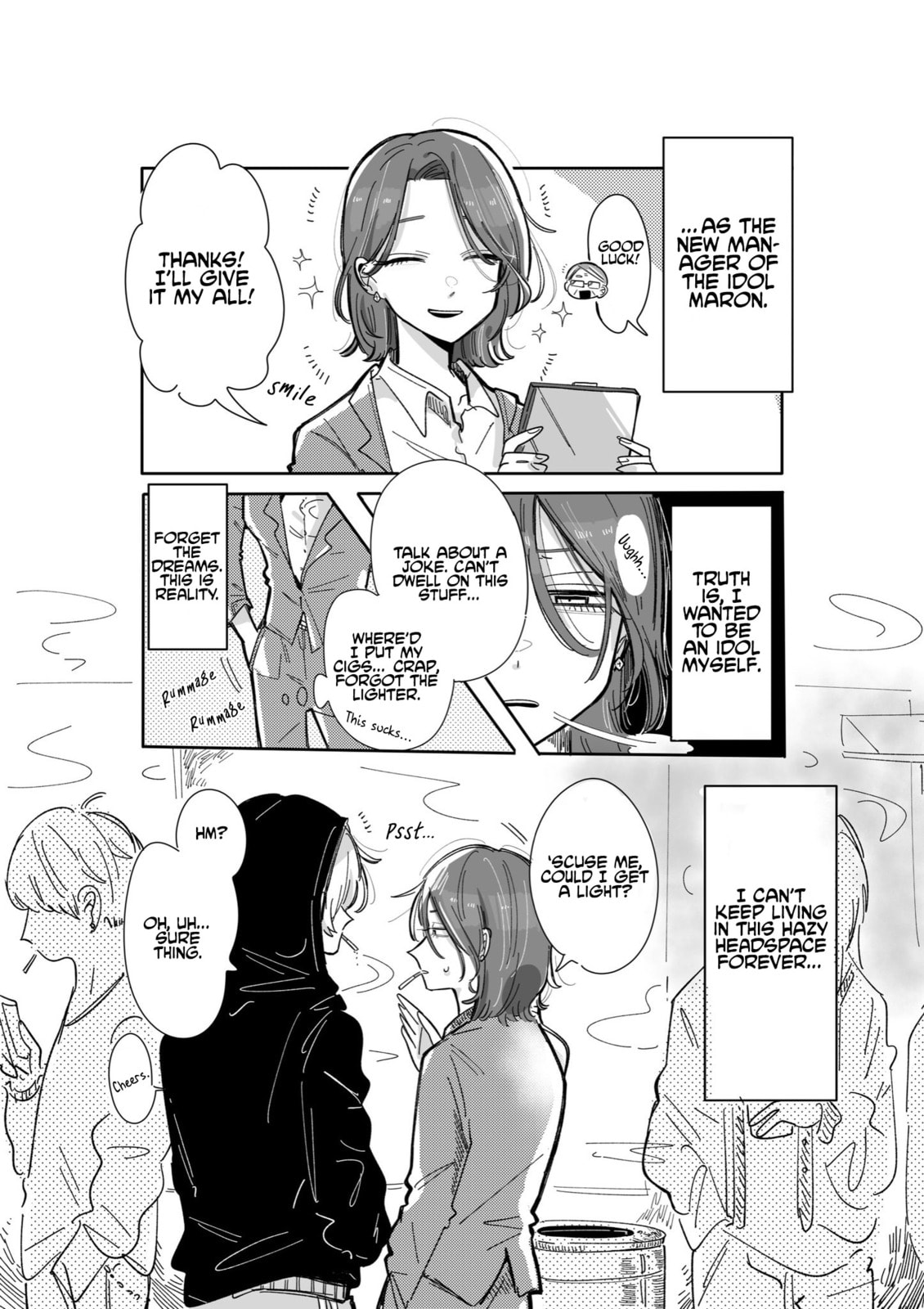 Read Managing a Wild Idol chapter 1 image 1 on Lezhin
