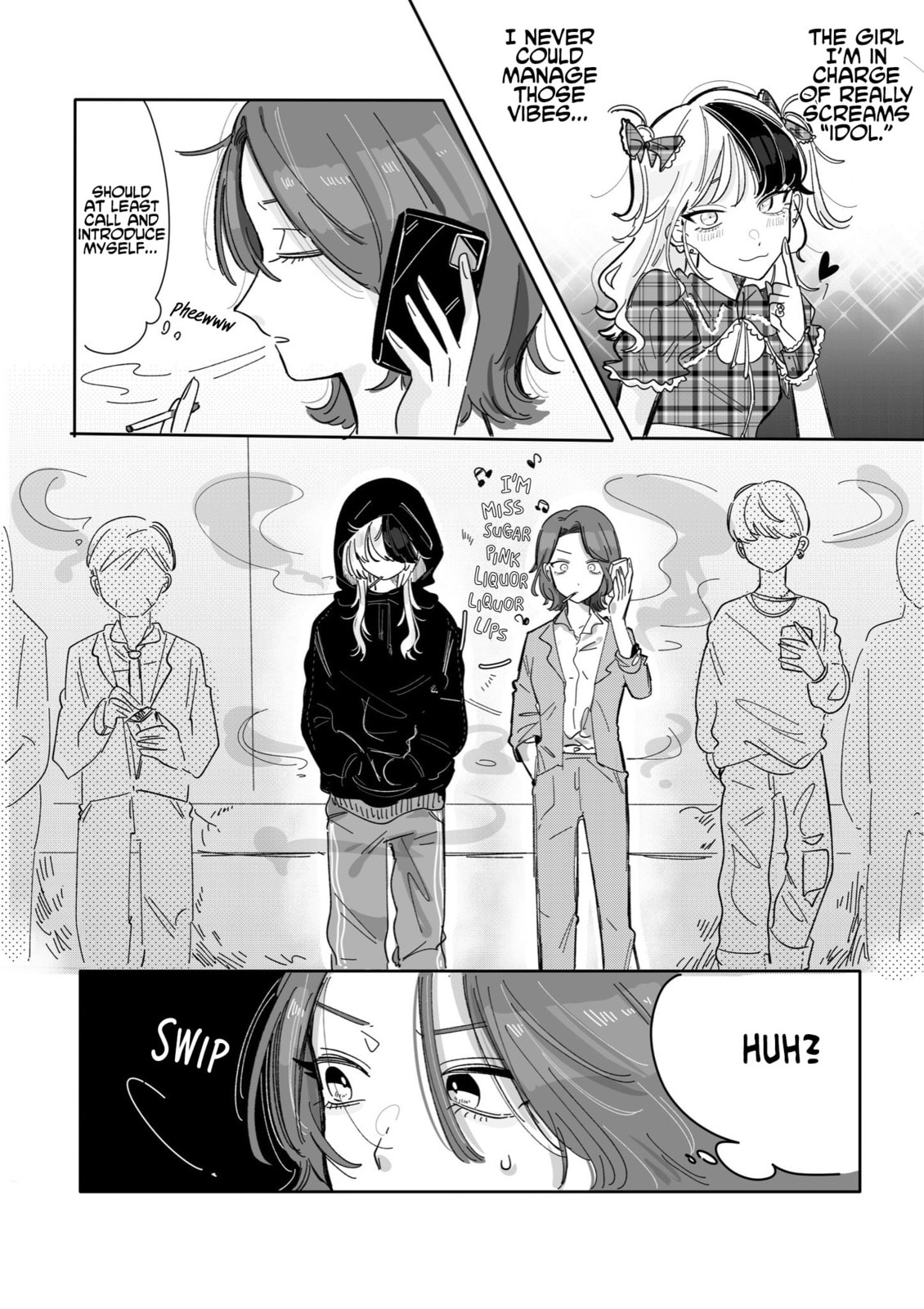 Read Managing a Wild Idol chapter 1 image 2 on Lezhin