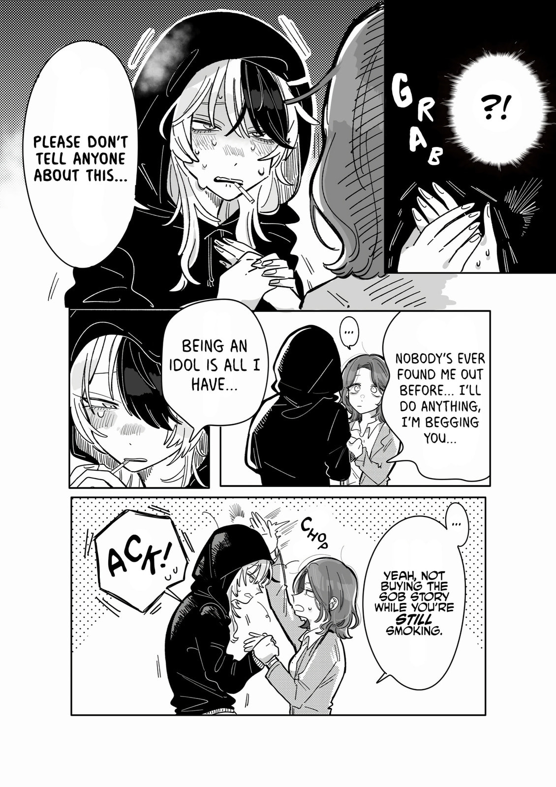 Read Managing a Wild Idol chapter 2 image 1 on Lezhin