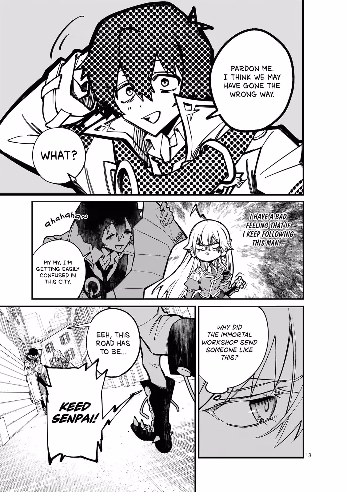 Read Maou Toshi @comic chapter 1 image 13 on Lezhin