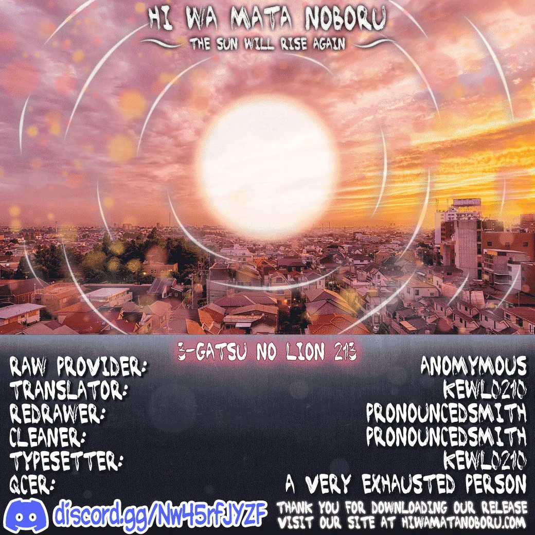March Comes in Like a Lion Chapter 213 page 14 - 