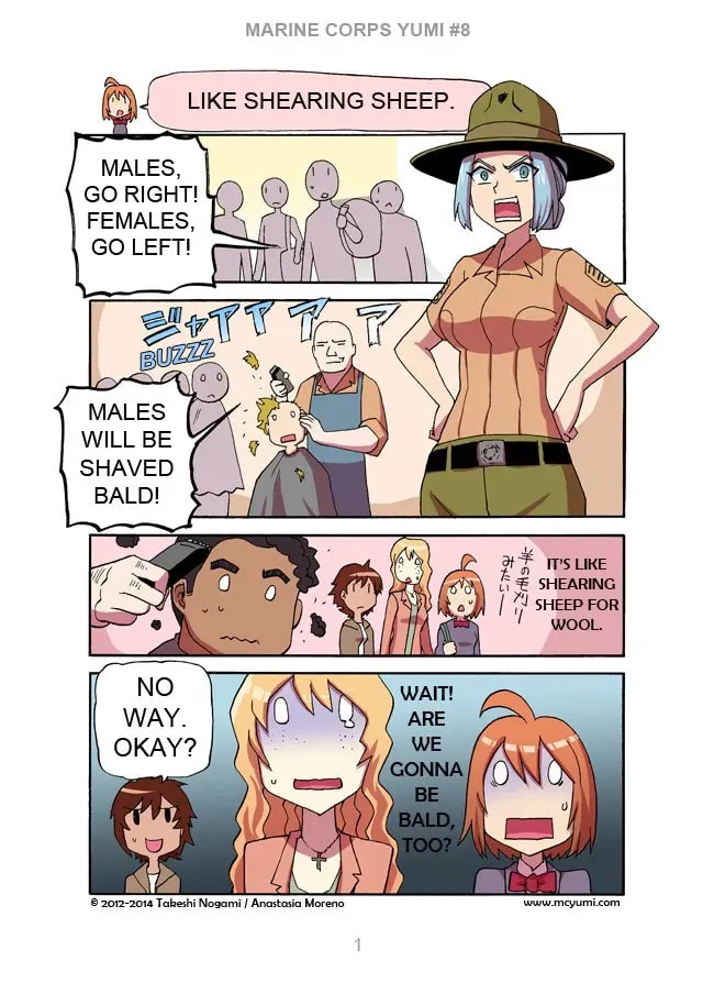 Marine Corps Yumi (Colored) Chapter 8.2 page 1 - 