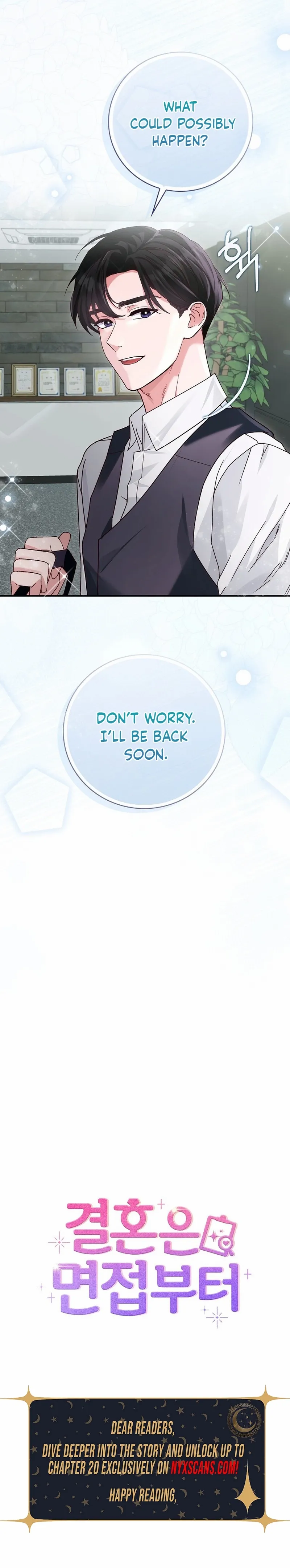 Read Marriage Starts with an Interview chapter 2 image 18 on Lezhin