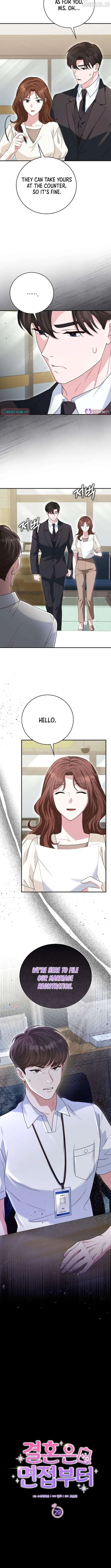 Read Marriage Starts with an Interview chapter 29 image 1 on Lezhin