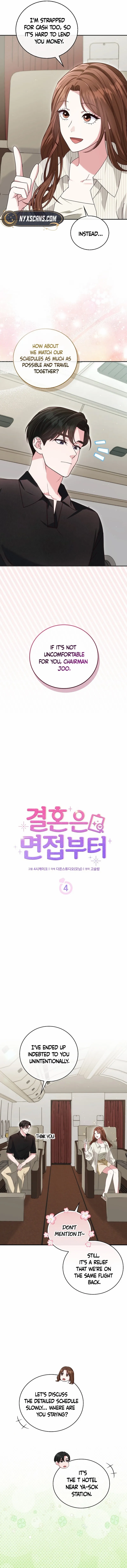 Read Marriage Starts with an Interview chapter 4 image 3 on Lezhin