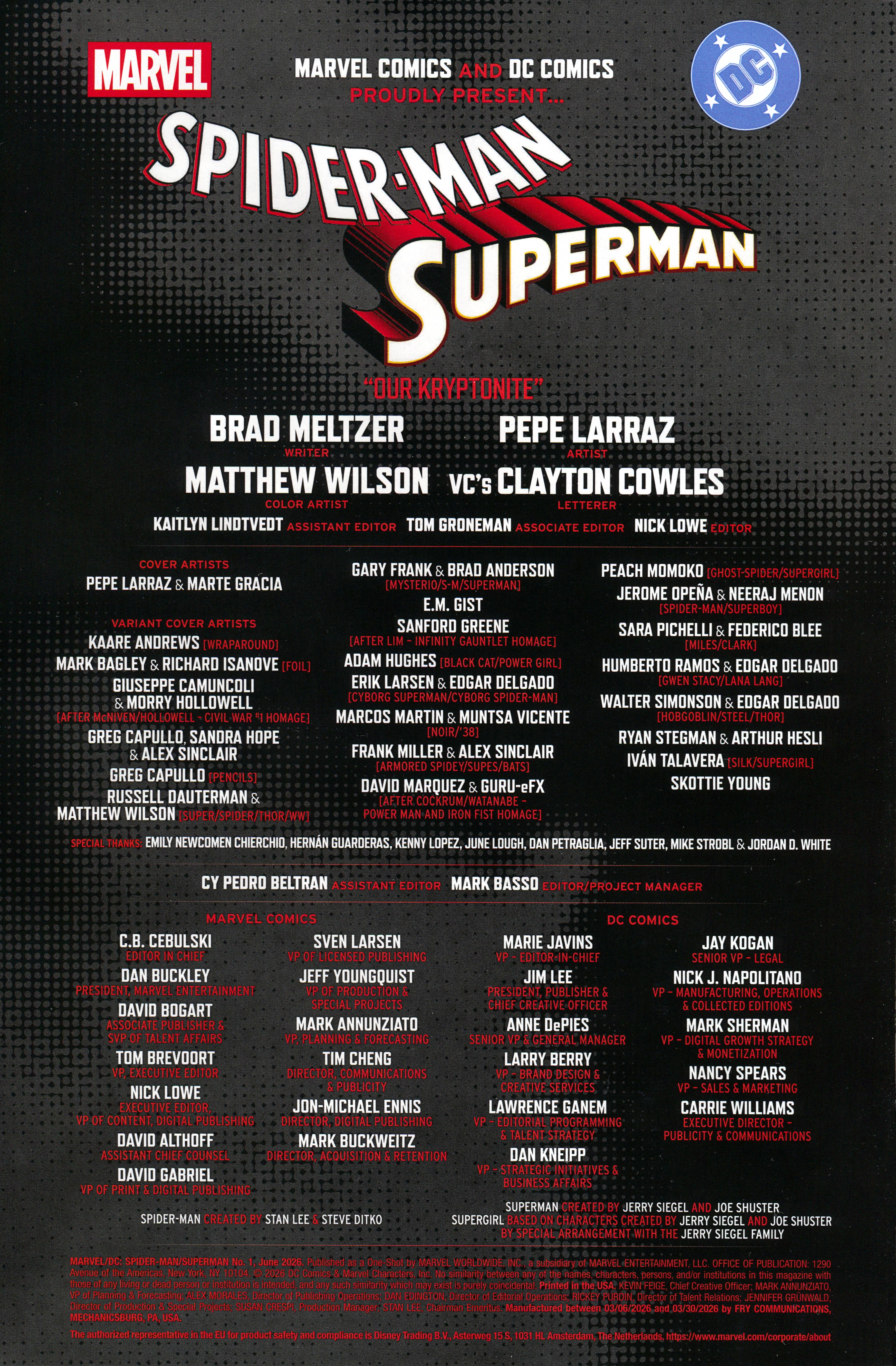 Marvel / DC: Spider-Man / Superman Chapter 1 page 2 - 