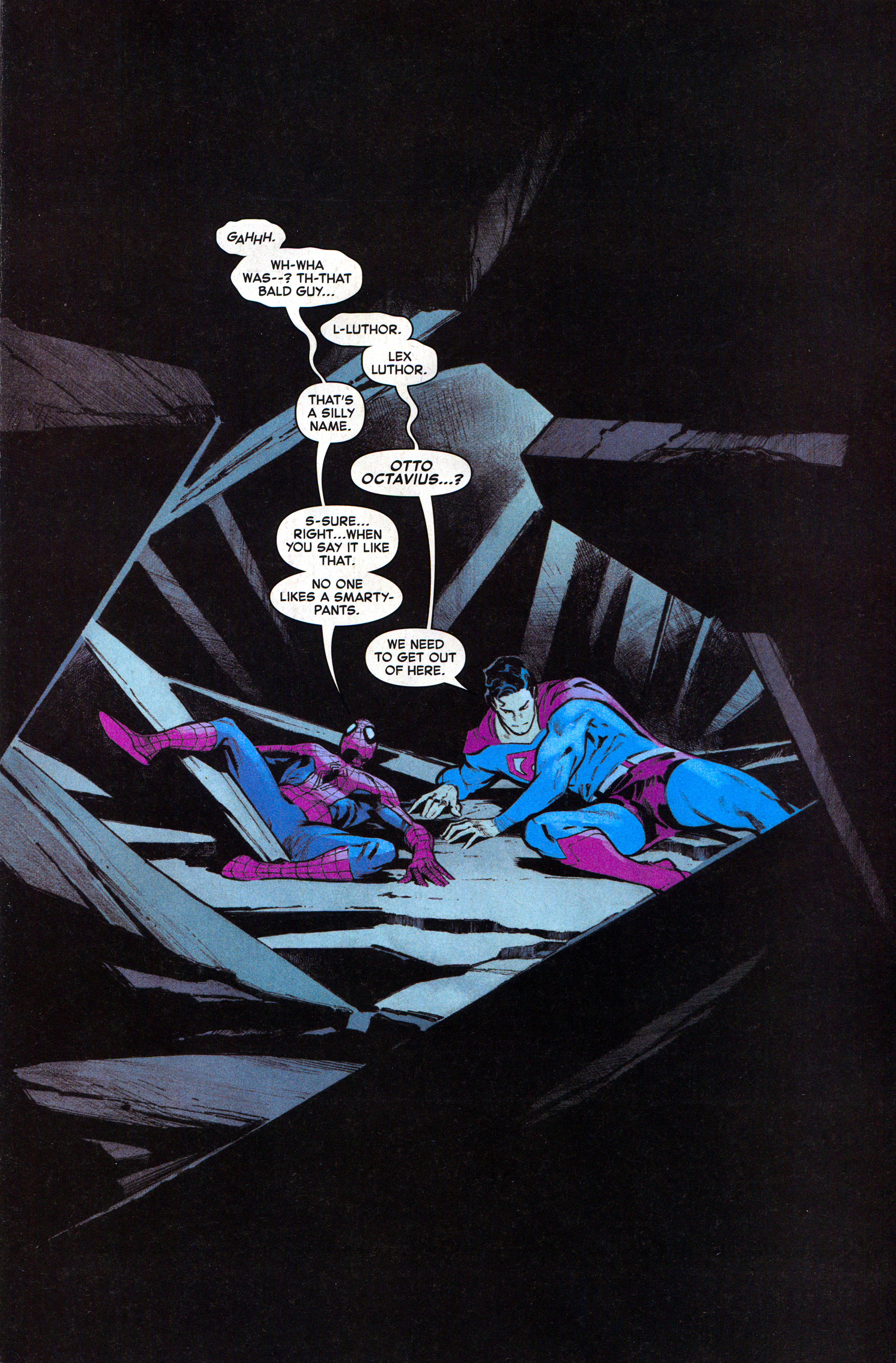 Marvel / DC: Spider-Man / Superman Chapter 1 page 3 - 
