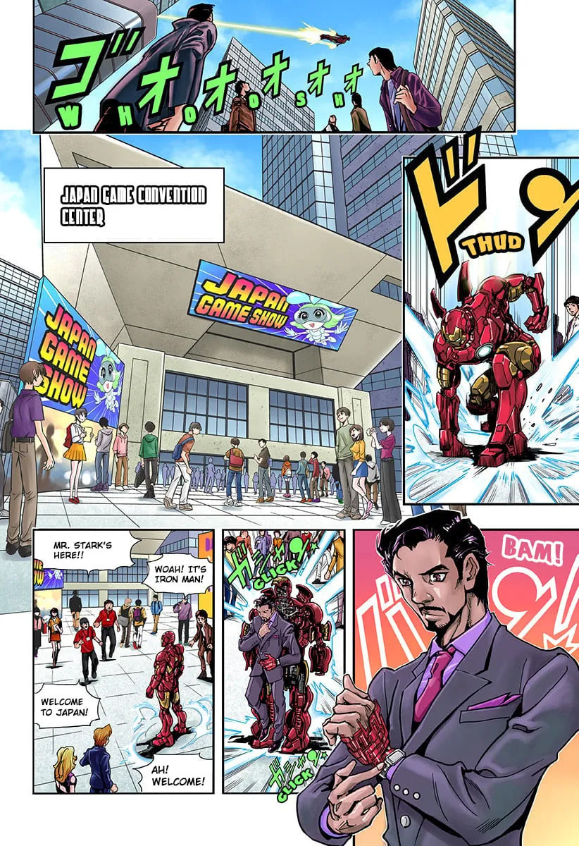 Read Marvel + JUMP Collaboration (Colored) chapter 1 image 4 on Lezhin