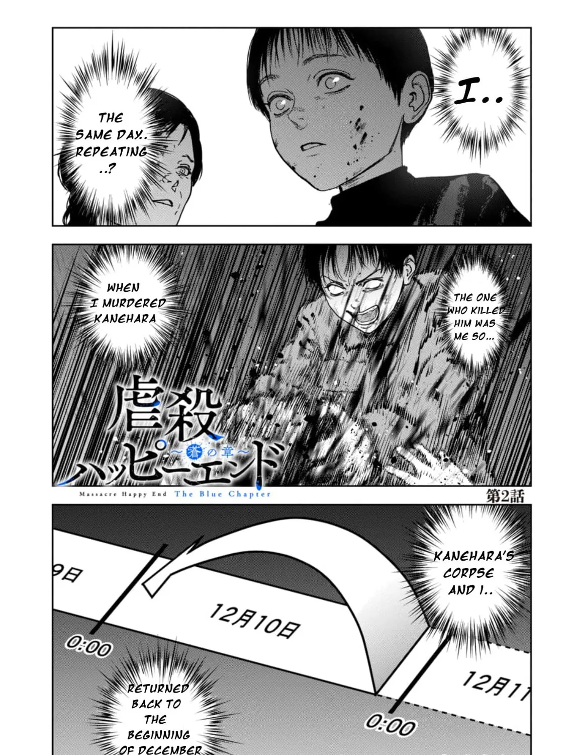 Massacre Happy End: The Blue Chapter Chapter 2.1 page 2 - 