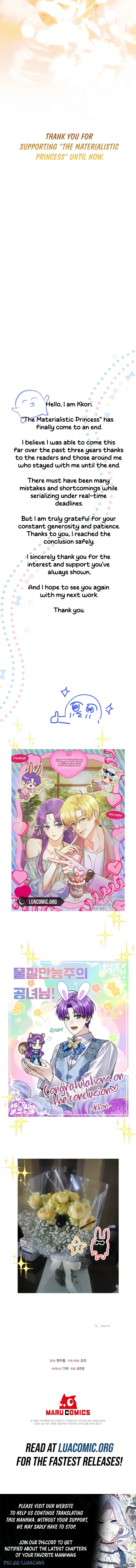 Read Materialistic Princess chapter 130 image 9 on Lezhin