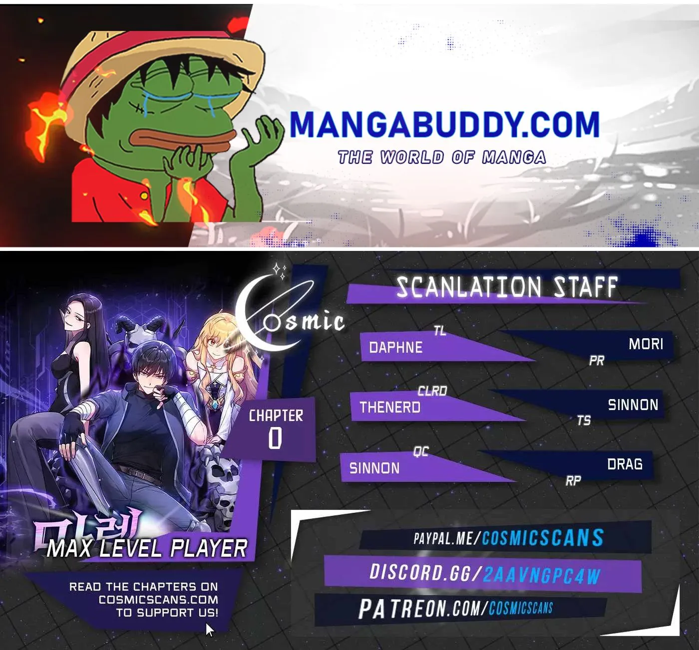 Max Level Player Chapter 0 page 1 - 