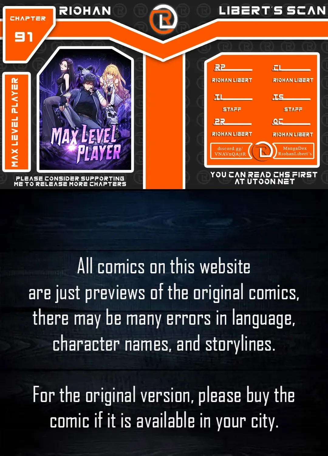 Max Level Player Chapter 91 page 2 - 