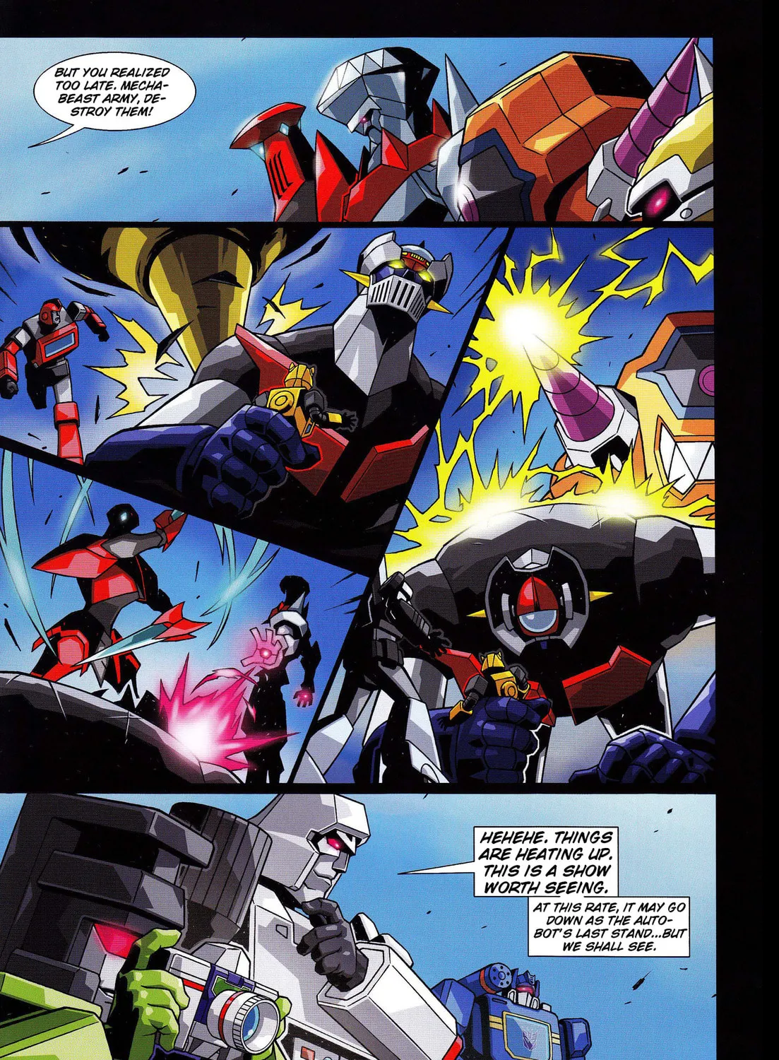 Read Mazinger Z vs. Transformers (Colored) chapter 2 image 12 on Lezhin