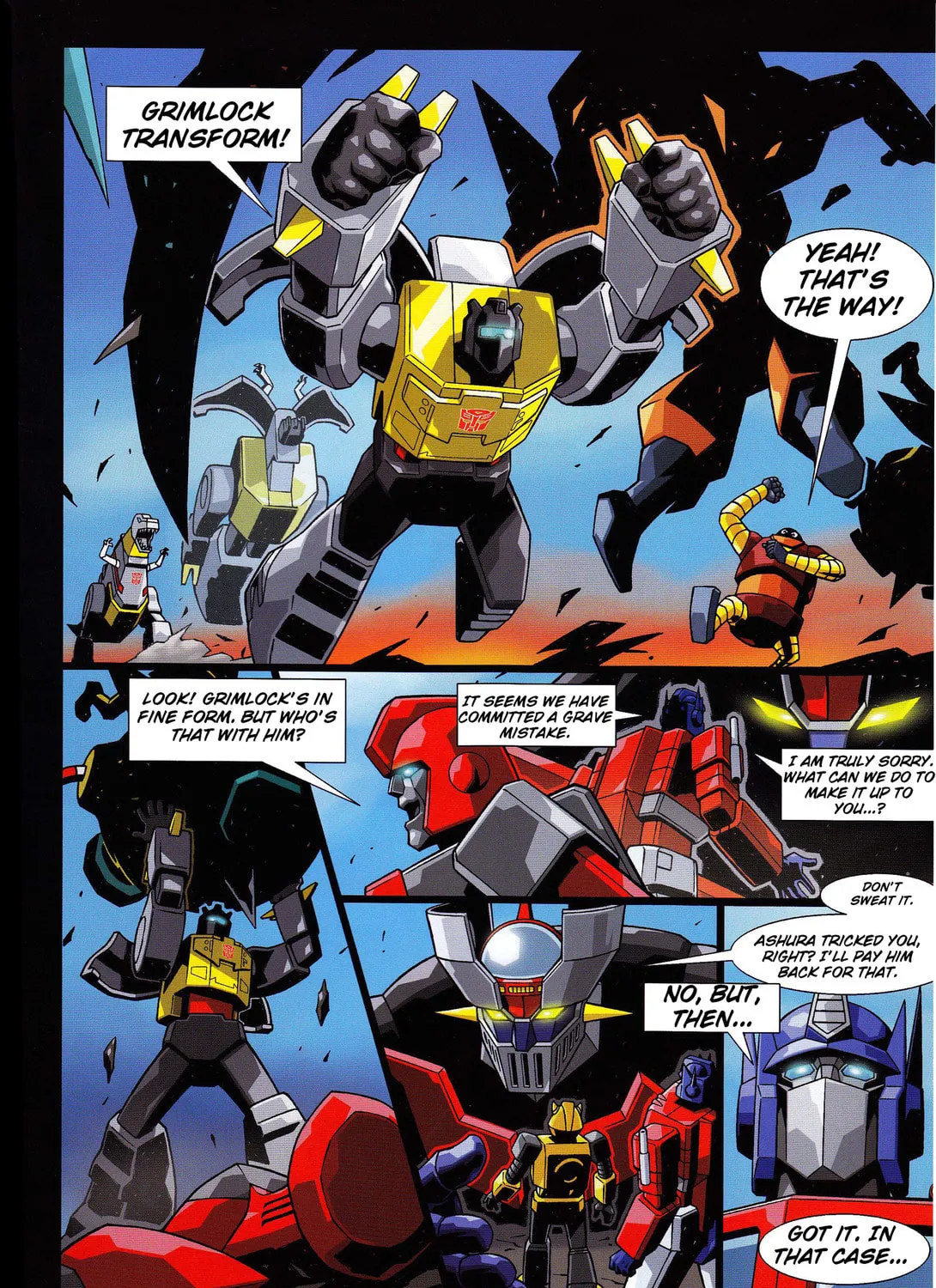 Read Mazinger Z vs. Transformers (Colored) chapter 2 image 18 on Lezhin