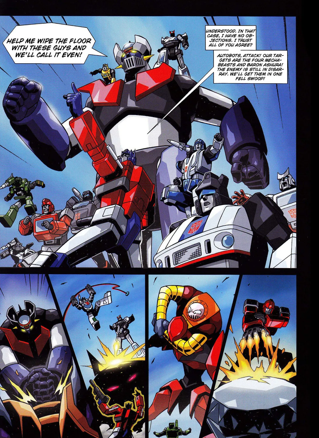 Read Mazinger Z vs. Transformers (Colored) chapter 2 image 20 on Lezhin
