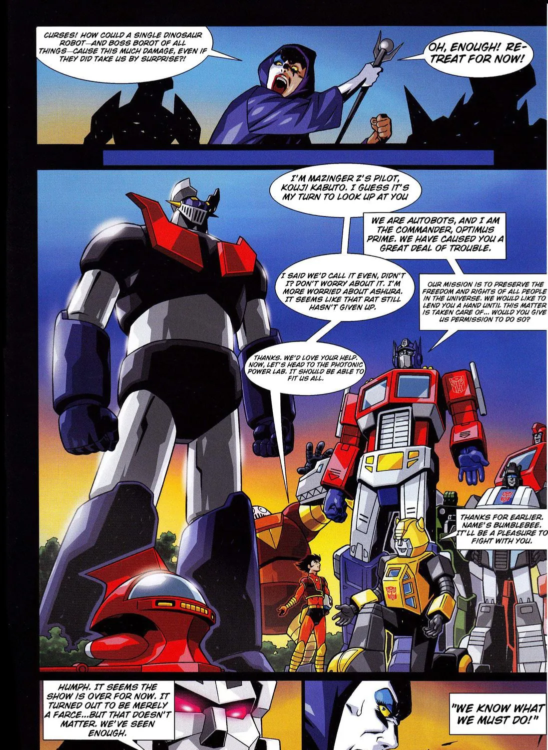 Read Mazinger Z vs. Transformers (Colored) chapter 2 image 22 on Lezhin