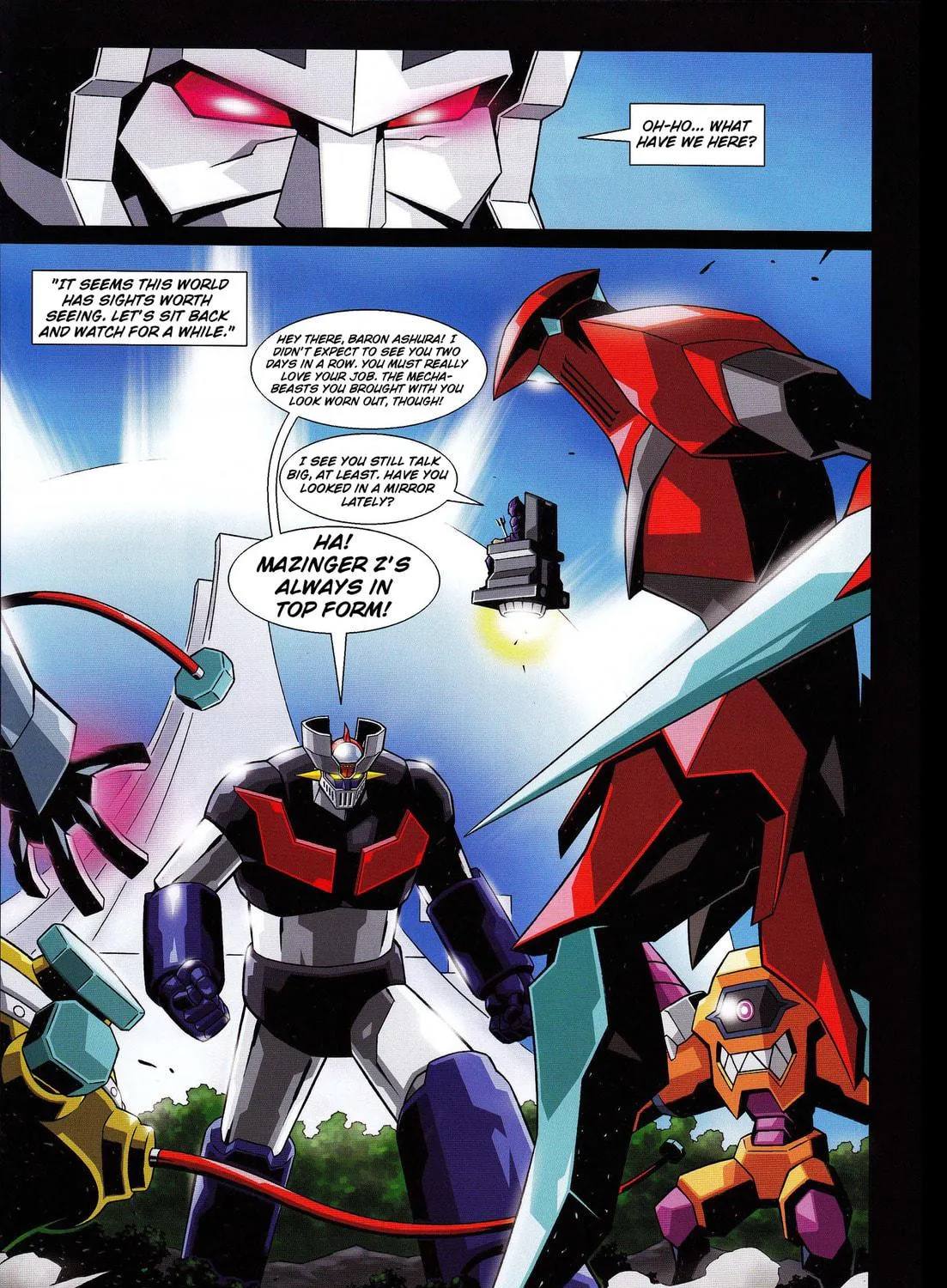 Read Mazinger Z vs. Transformers (Colored) chapter 2 image 4 on Lezhin