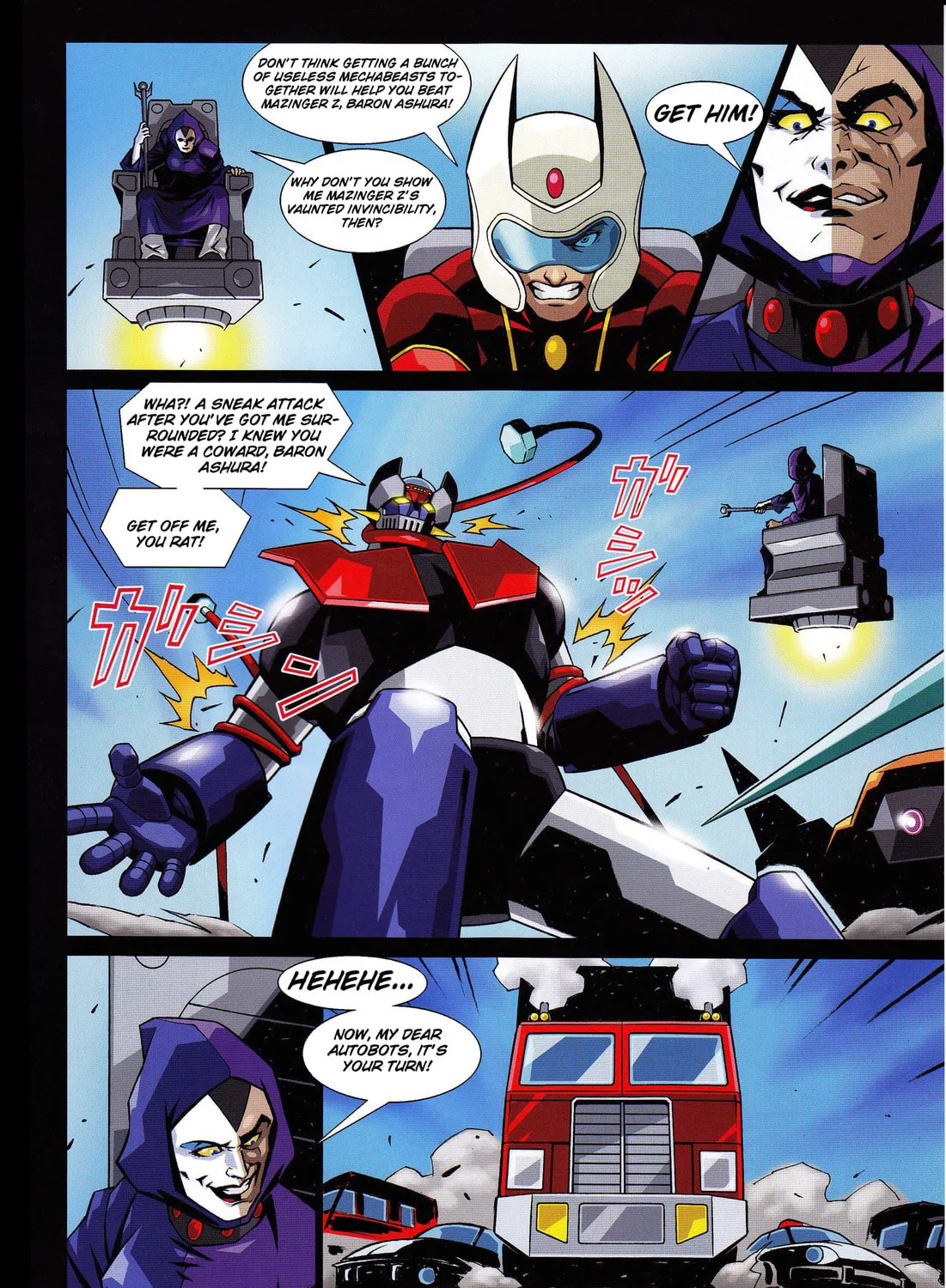 Read Mazinger Z vs. Transformers (Colored) chapter 2 image 6 on Lezhin