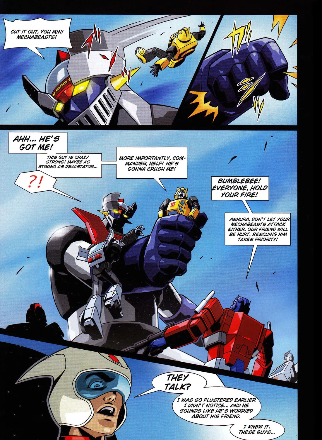 Read Mazinger Z vs. Transformers (Colored) chapter 2 image 8 on Lezhin