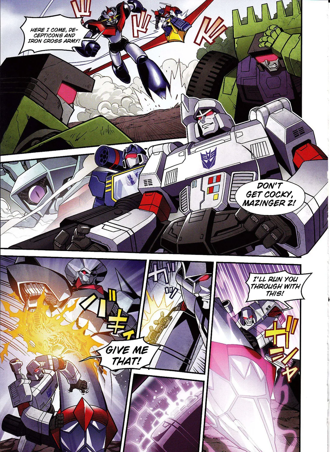 Read Mazinger Z vs. Transformers (Colored) chapter 4 image 6 on Lezhin