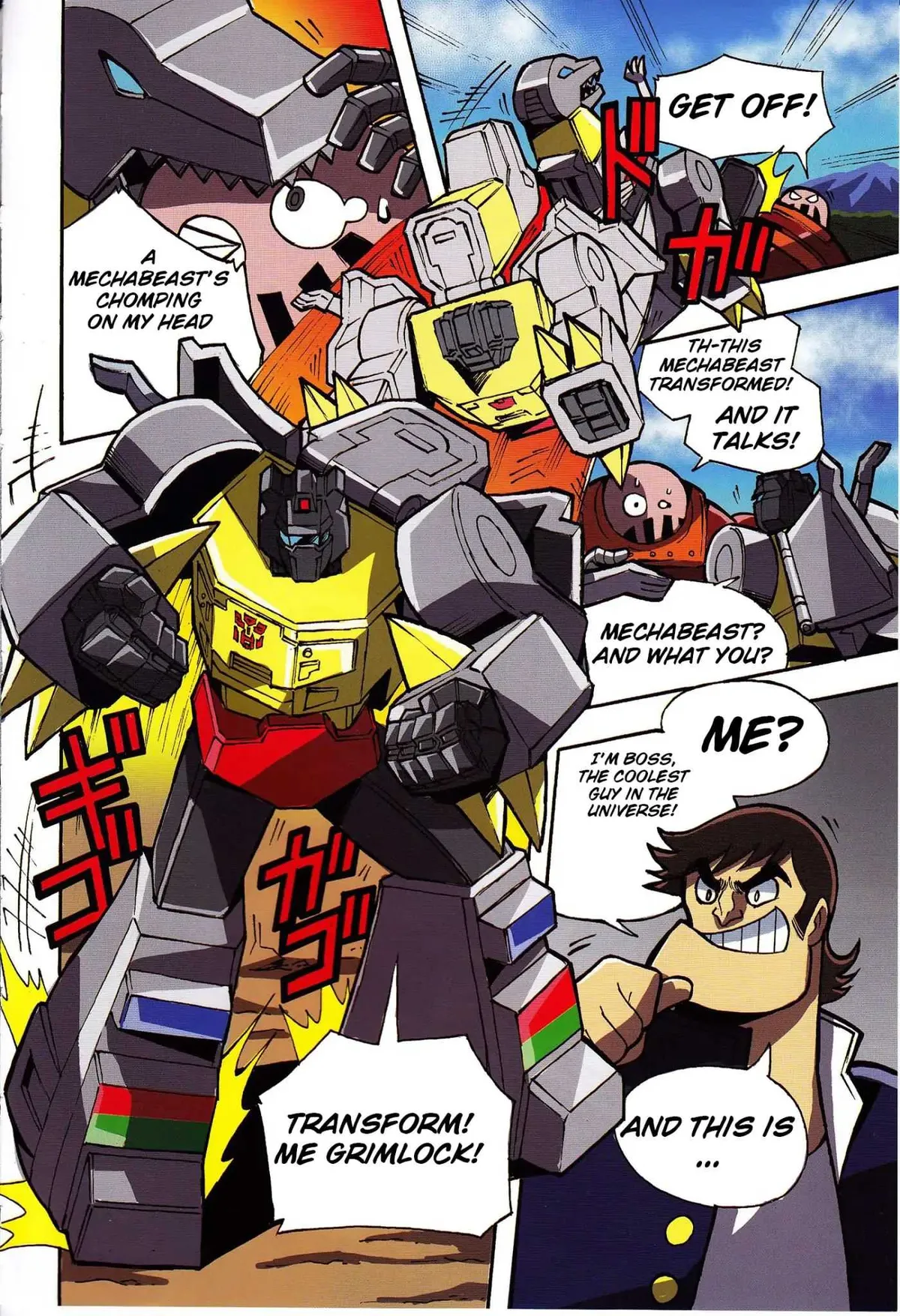Read Mazinger Z Vs. Transformers chapter 1 image 11 on Lezhin
